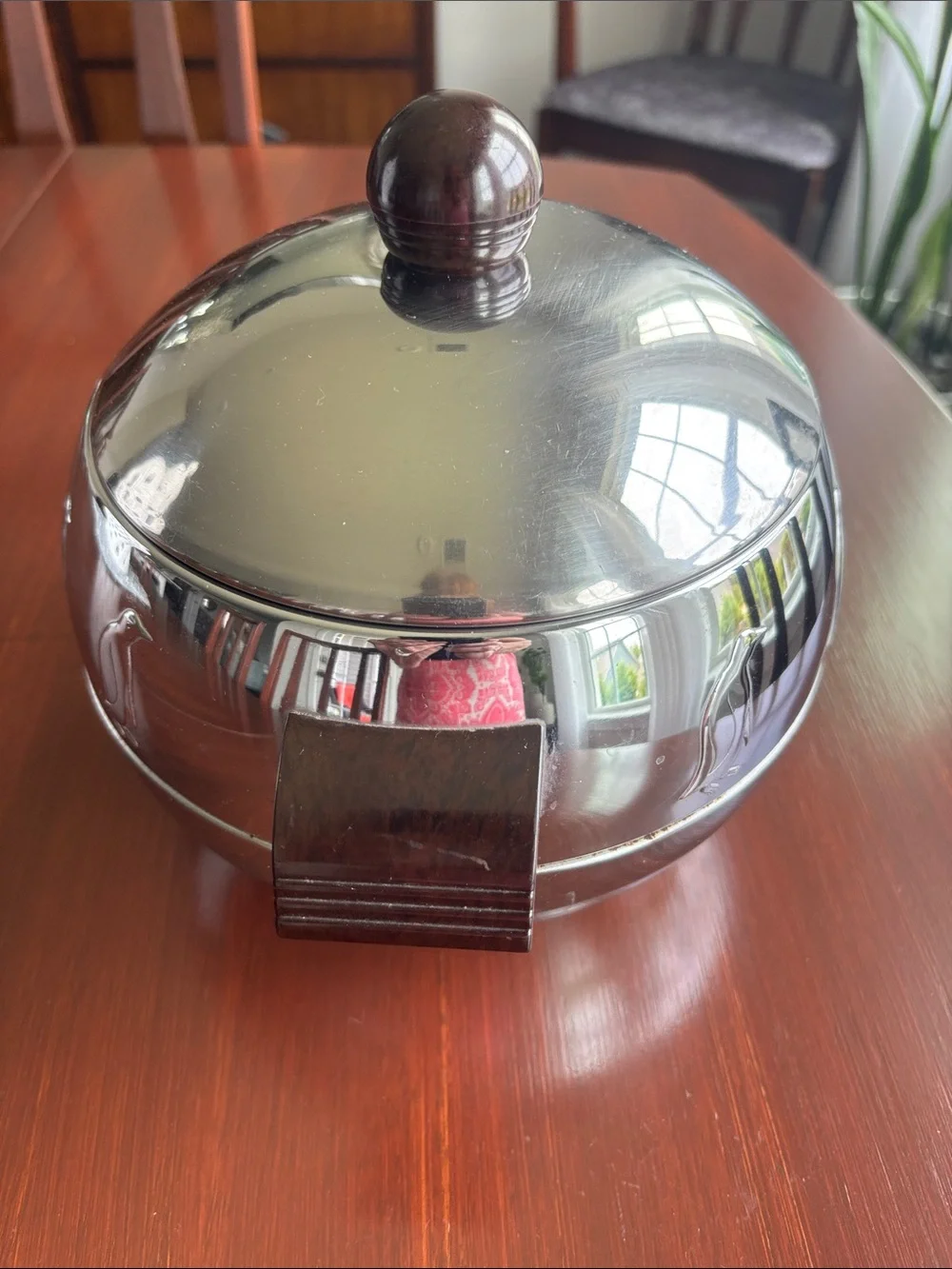 West Bend Penguin hot/cold server,ice bucket,food,mid century,stainless steel